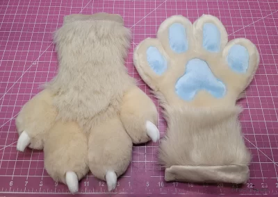 Tan & Blue Giant Padded Paws