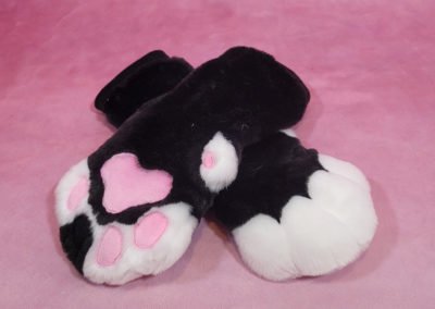 Black & White Mitten Paws