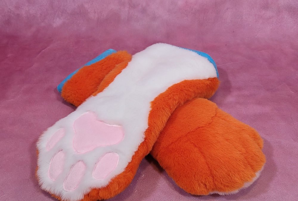 Orange & White Mitten Paws