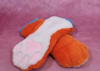 Orange & White Mitten Paws