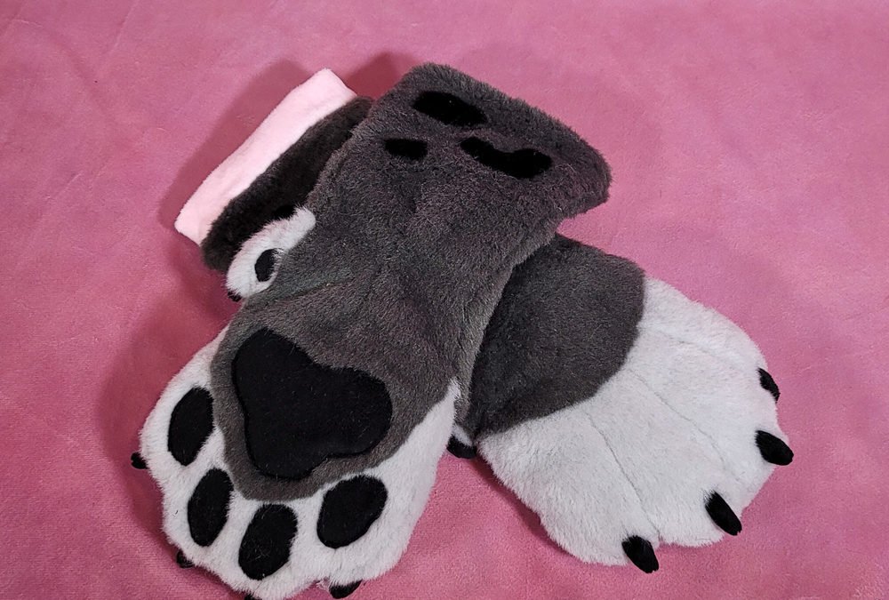 Grey & Black Mitten Paws