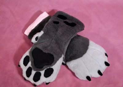 Grey & Black Mitten Paws